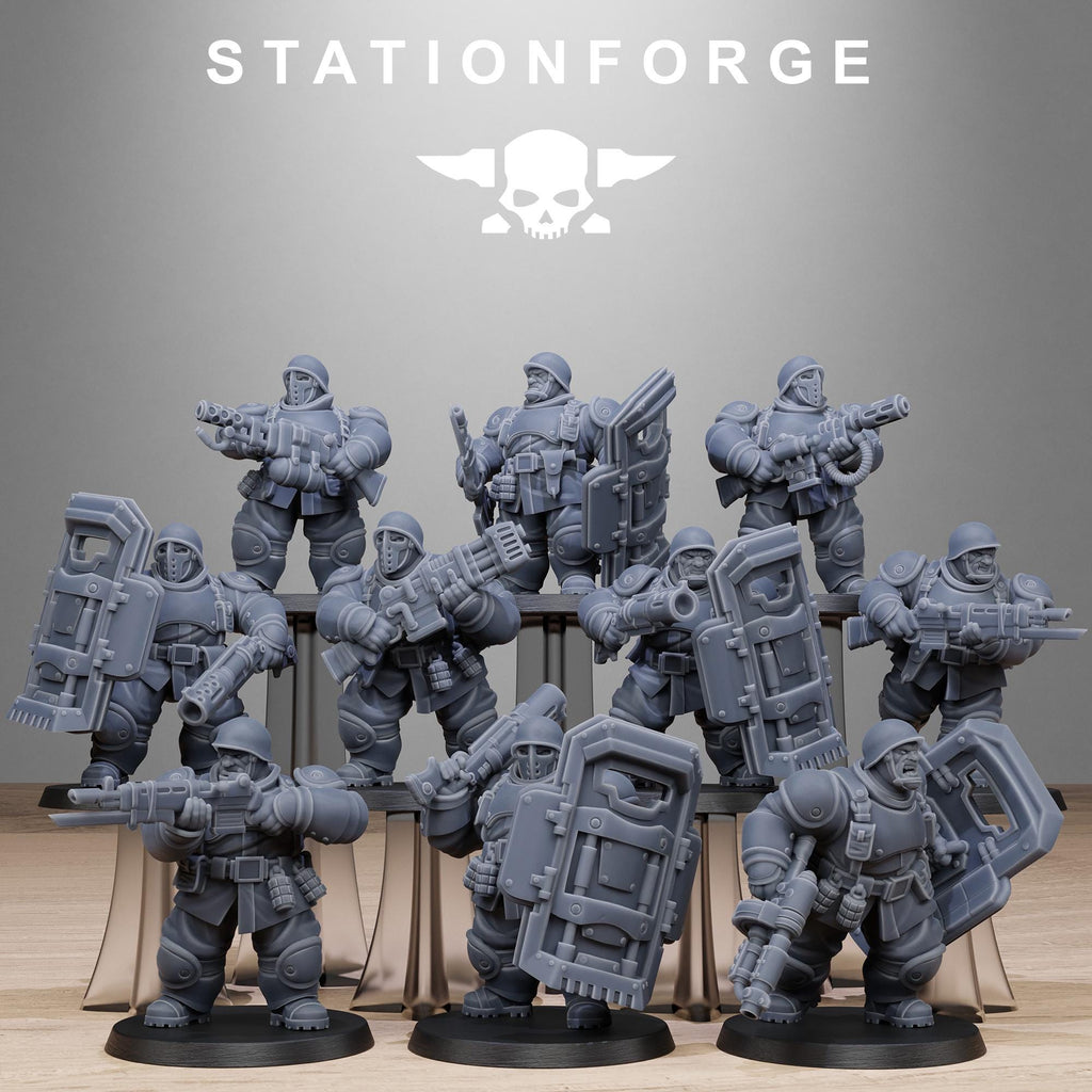 FreeGuard Armored Mutants - in 12k- by Station Forge