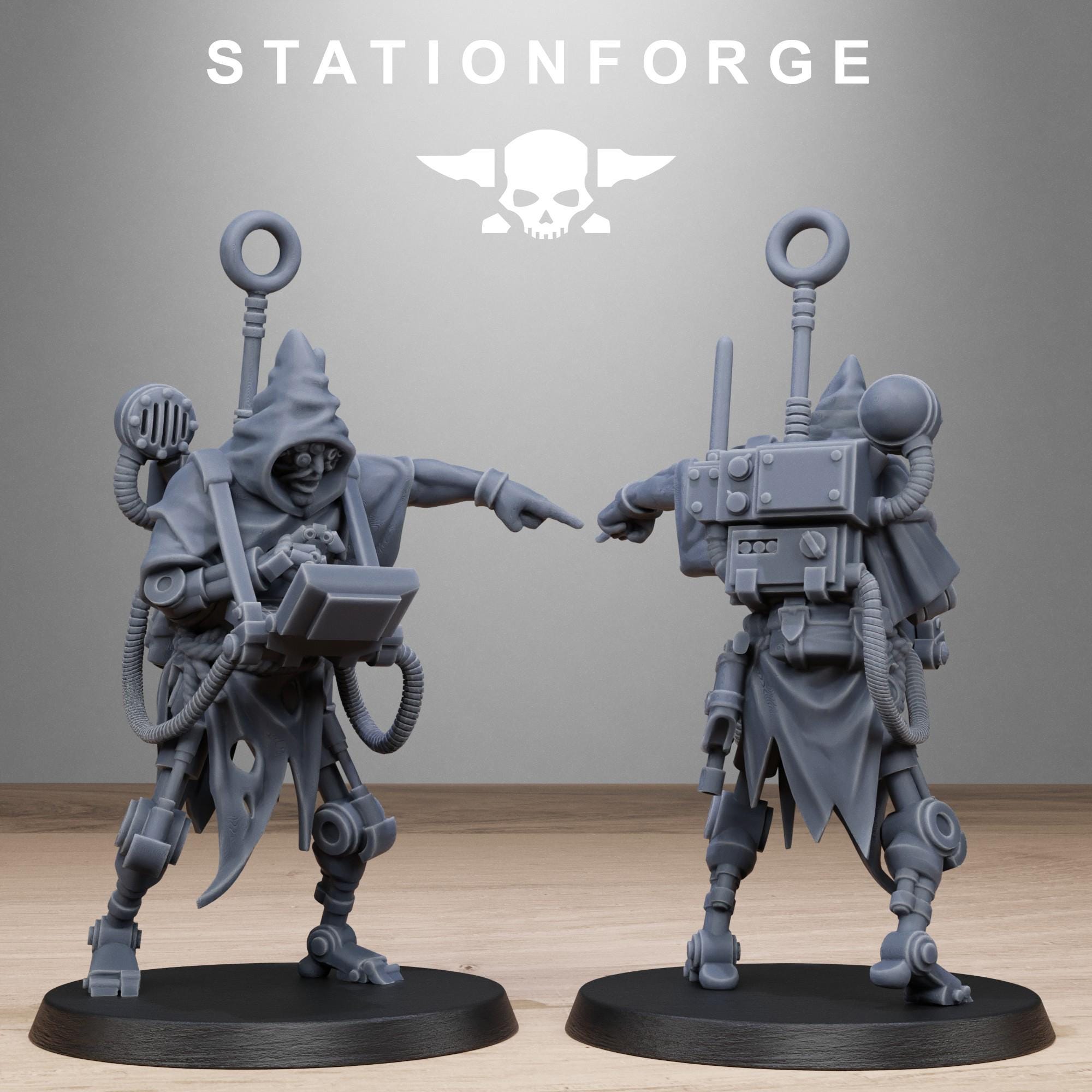 GrimCorp Scrap Operatives - in 12k - by Station Forge