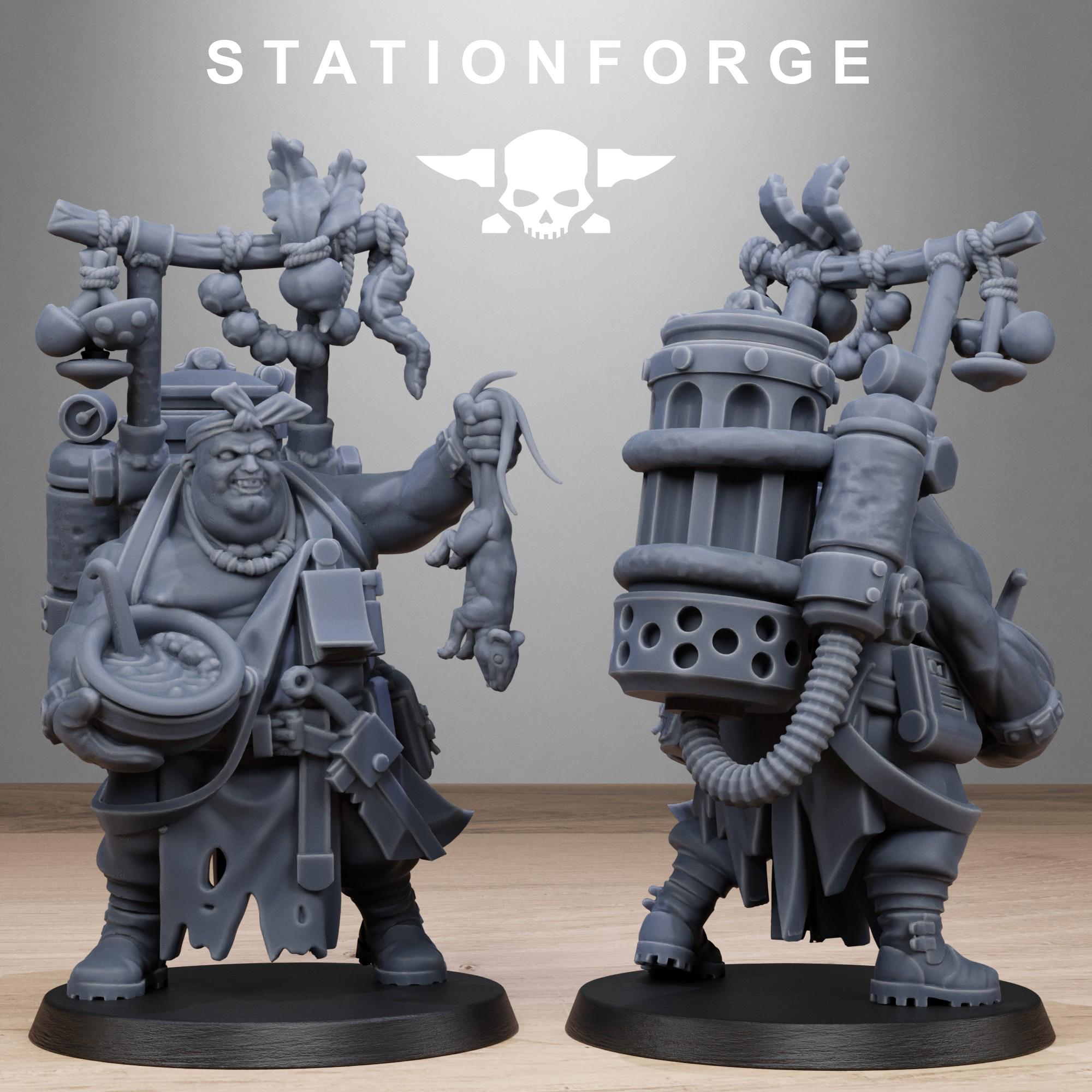 GrimCorp Scrap Operatives - in 12k - by Station Forge