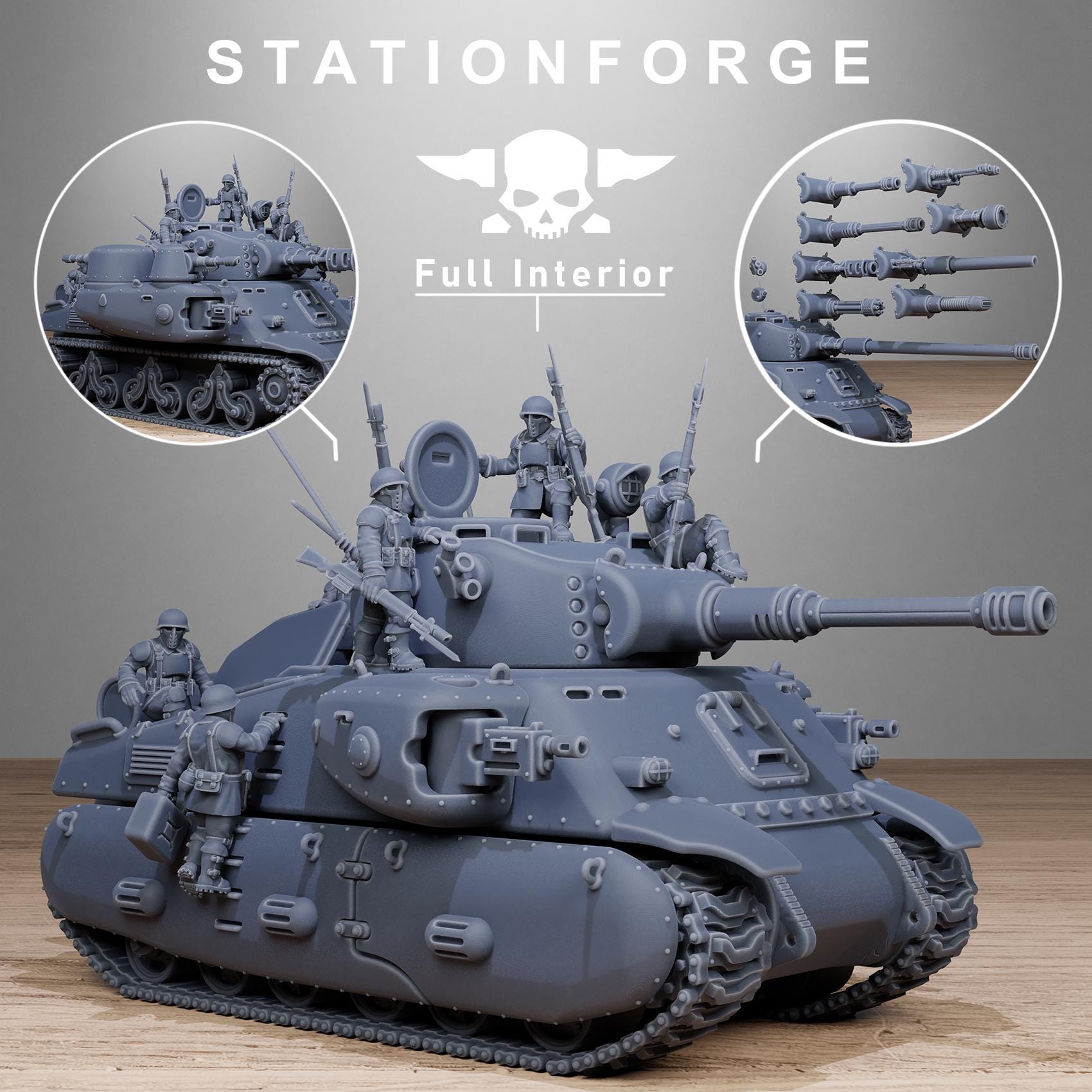 FreeGuard Battle Tank - in 12k -  by Station Forge