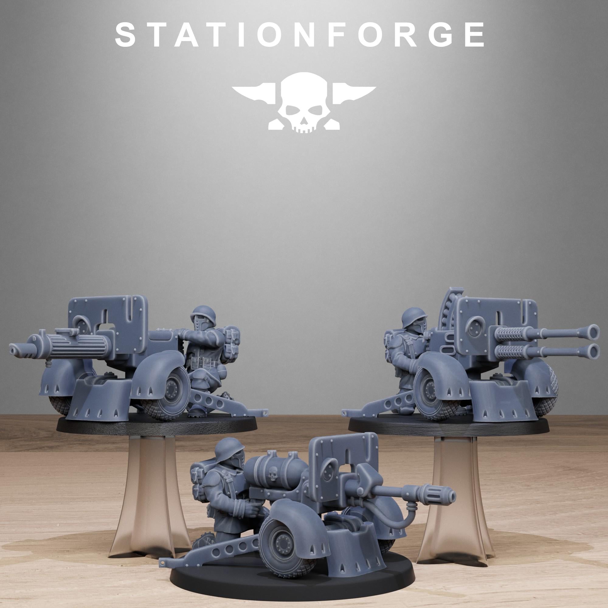 FreeGuard Light Machine Gun  3 models - in 12k - by Station Forge
