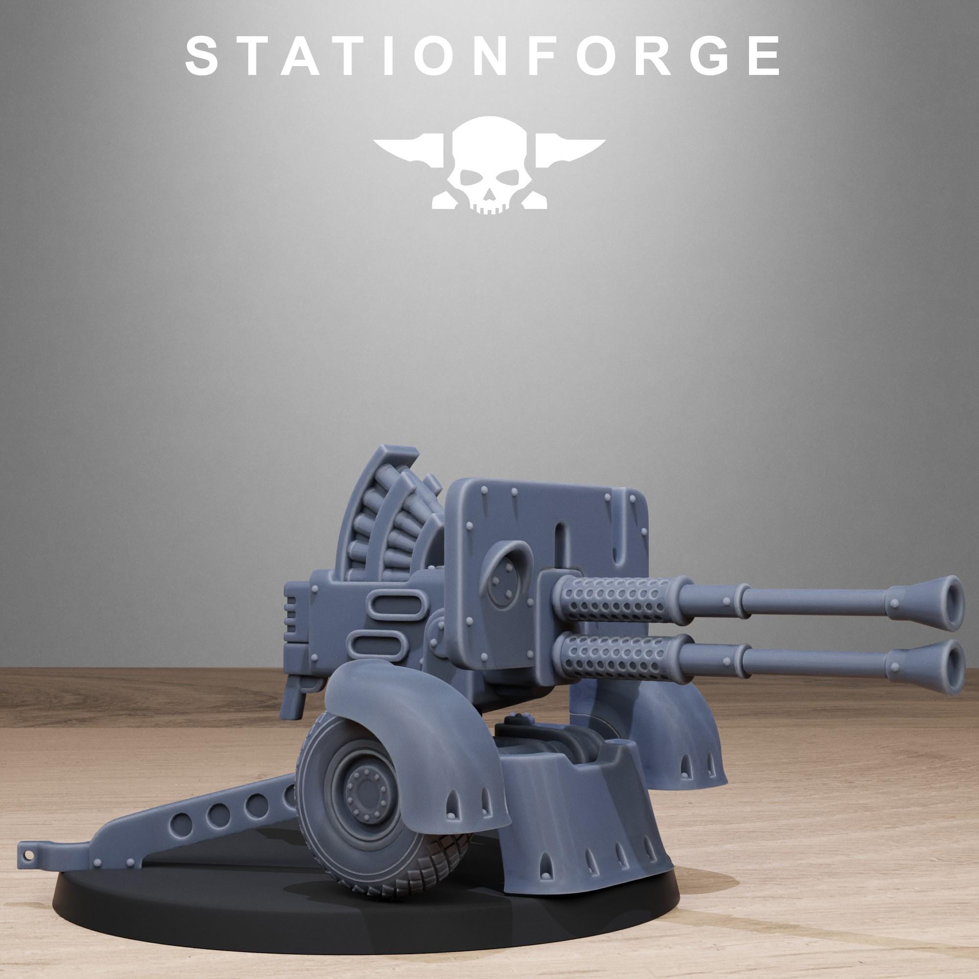 FreeGuard Light Machine Gun  3 models - in 12k - by Station Forge