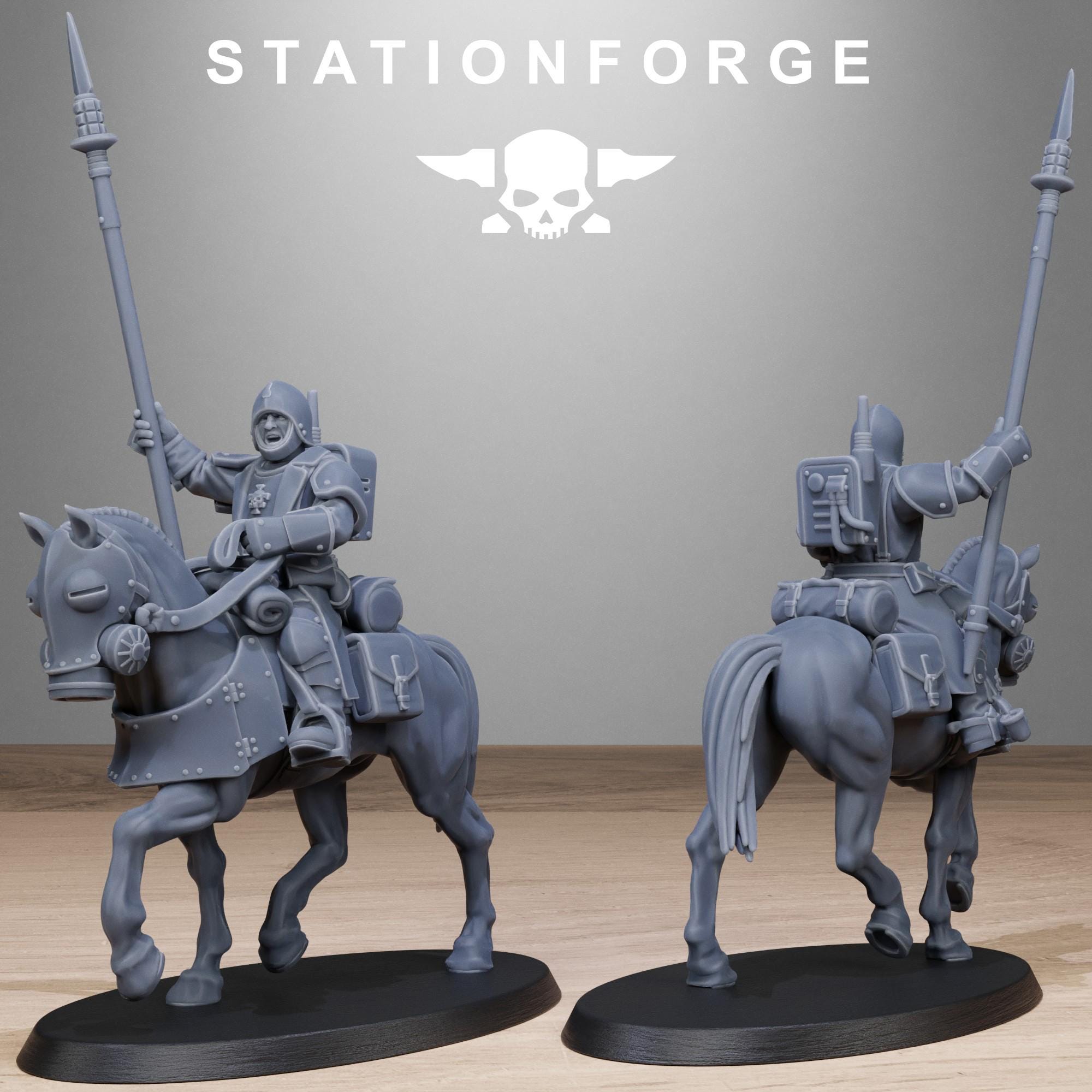 RoyalGuard Cavalry - in 12k - by Station Forge 2 variants