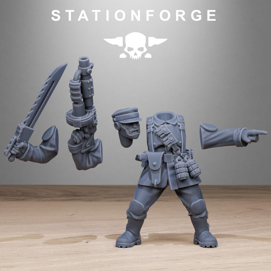 FreeGuard Infantry 10 models  - in 12k - by Station Forge