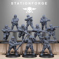 FreeGuard Infantry 10 models  - in 12k - by Station Forge