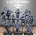 RoyalGuard Enforcers 10 models  - in 12k - by Station Forge