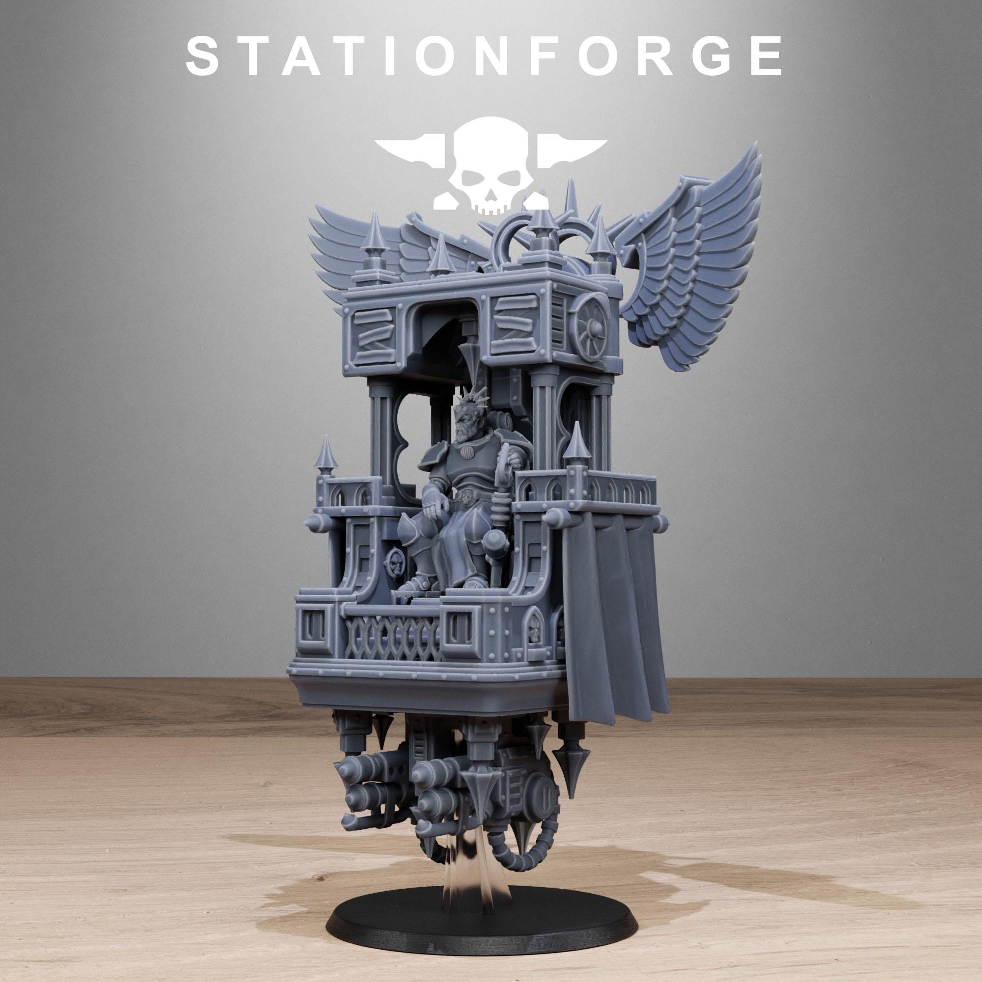 Vodalites Flying Throne - in 12k -  by Station Forge