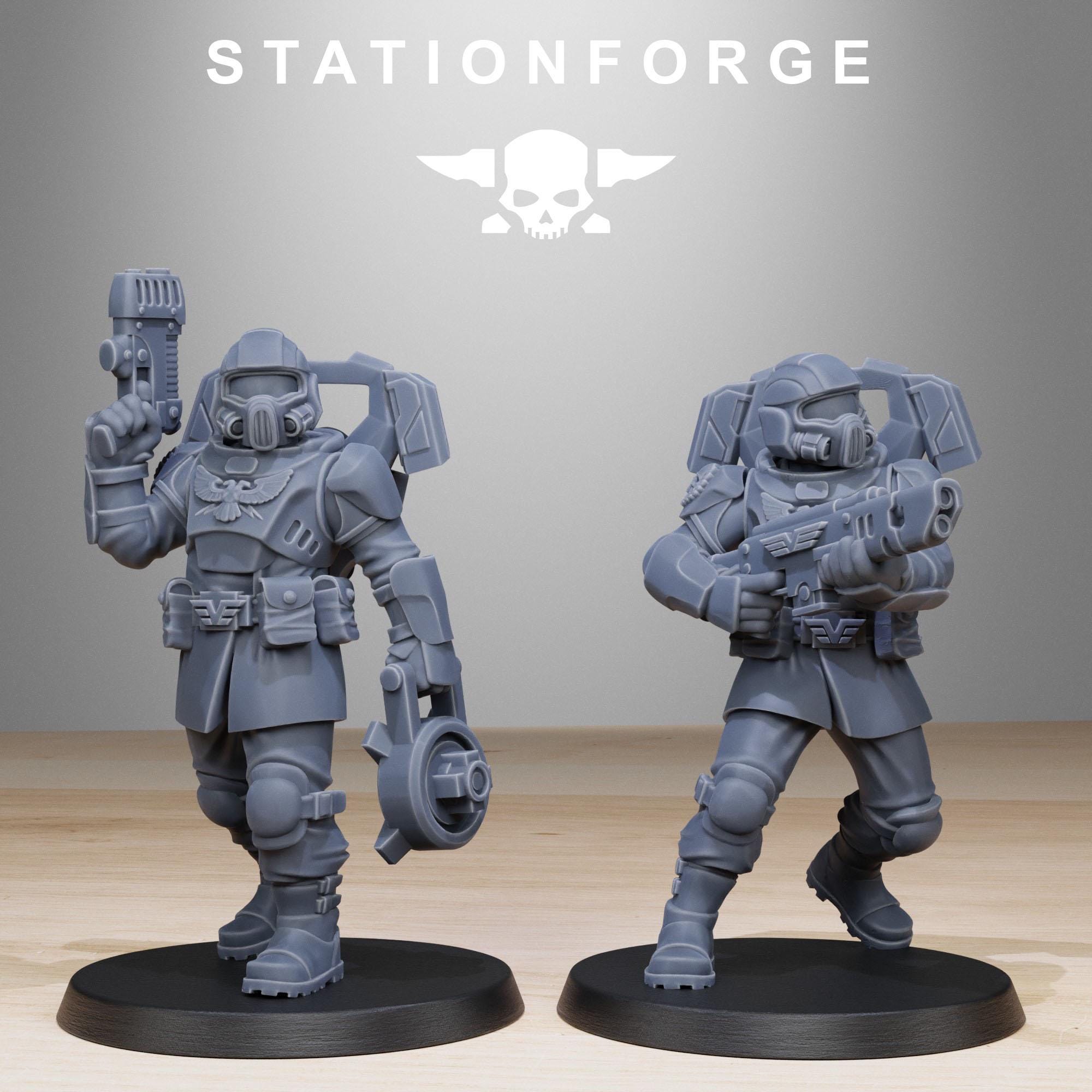 Vaskar Jump Squad  10 models  - in 12k - by Station Forge