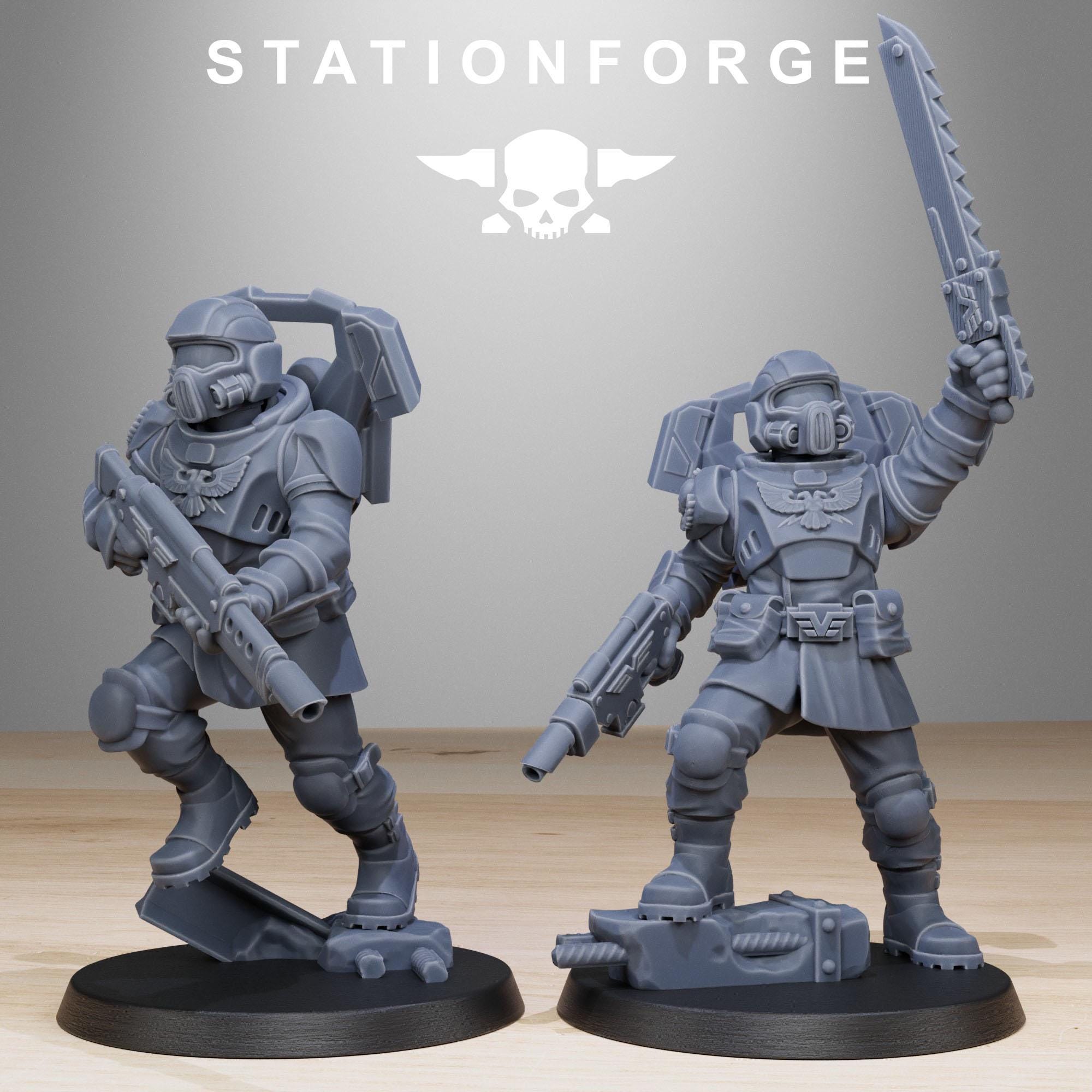 Vaskar Jump Squad  10 models  - in 12k - by Station Forge