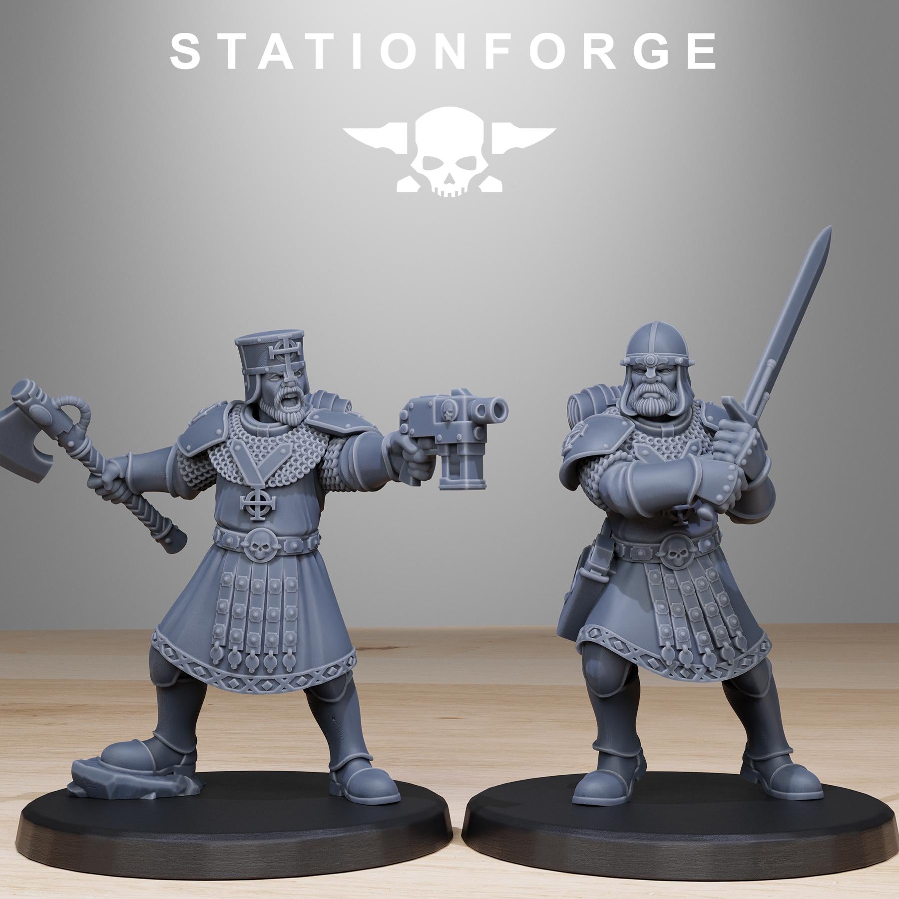 Vodalites Melee Infantry 10 Models - in 12k - by Station Forge