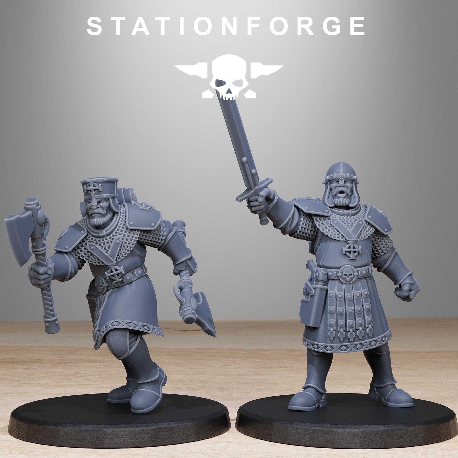 Vodalites Melee Infantry 10 Models - in 12k - by Station Forge