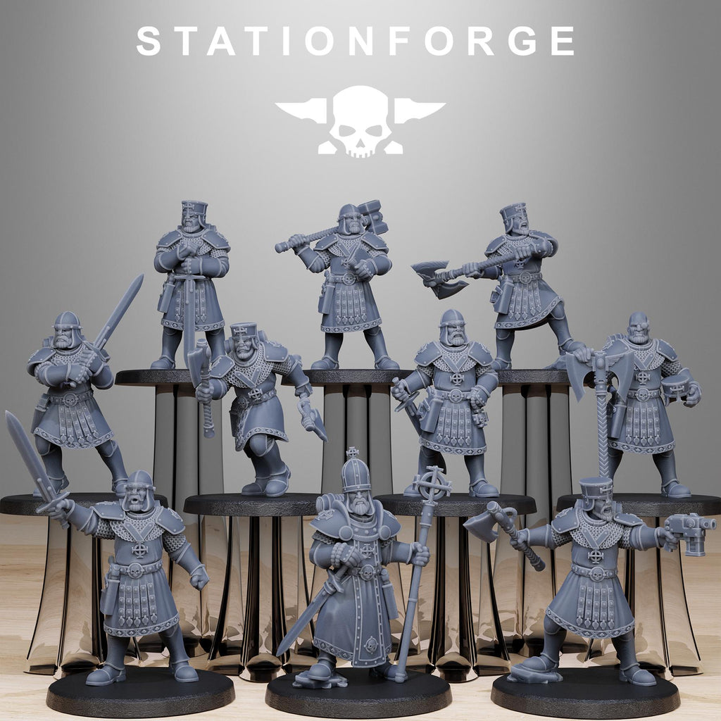Vodalites Melee Infantry 10 Models - in 12k - by Station Forge
