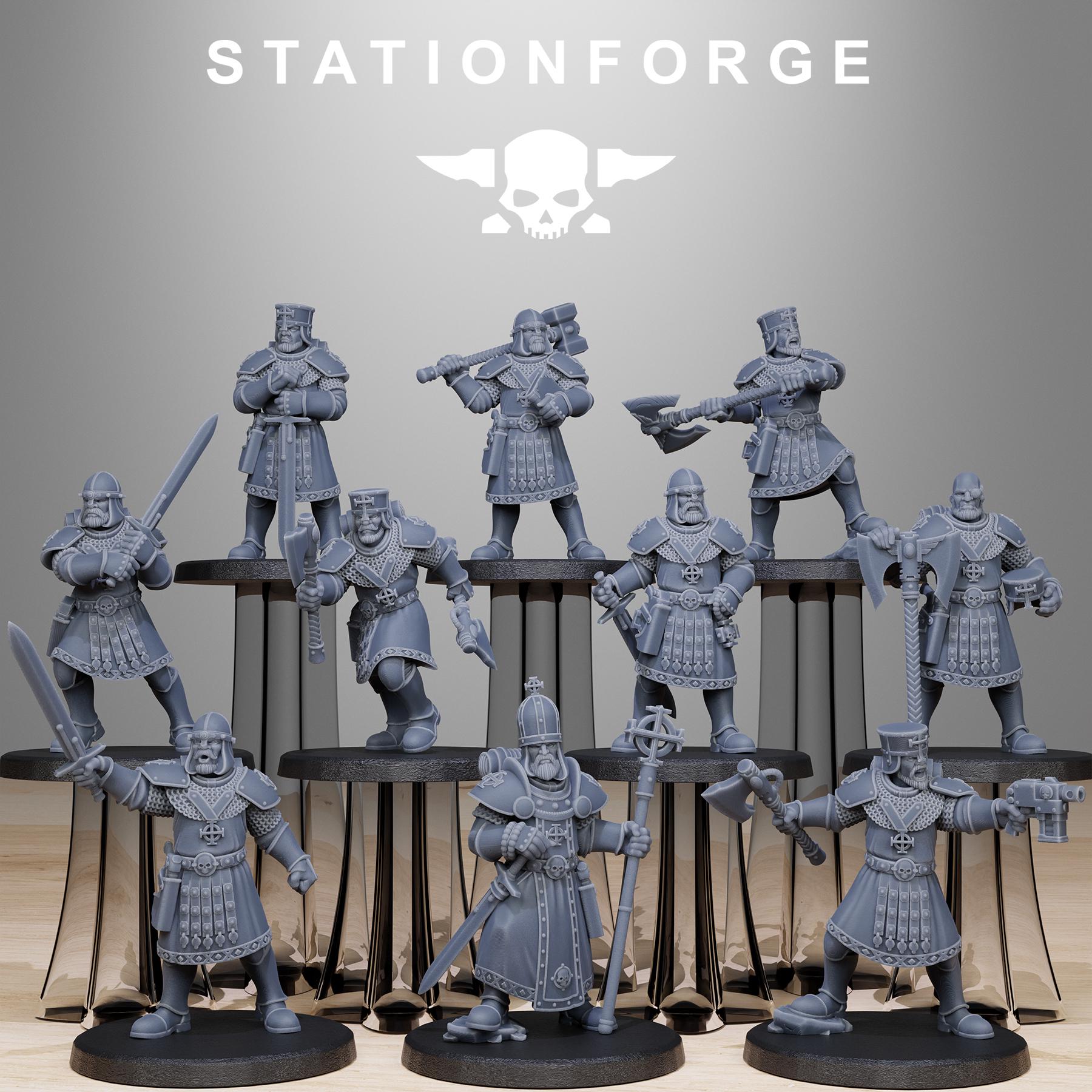 Vodalites Melee Infantry 10 Models - in 12k - by Station Forge