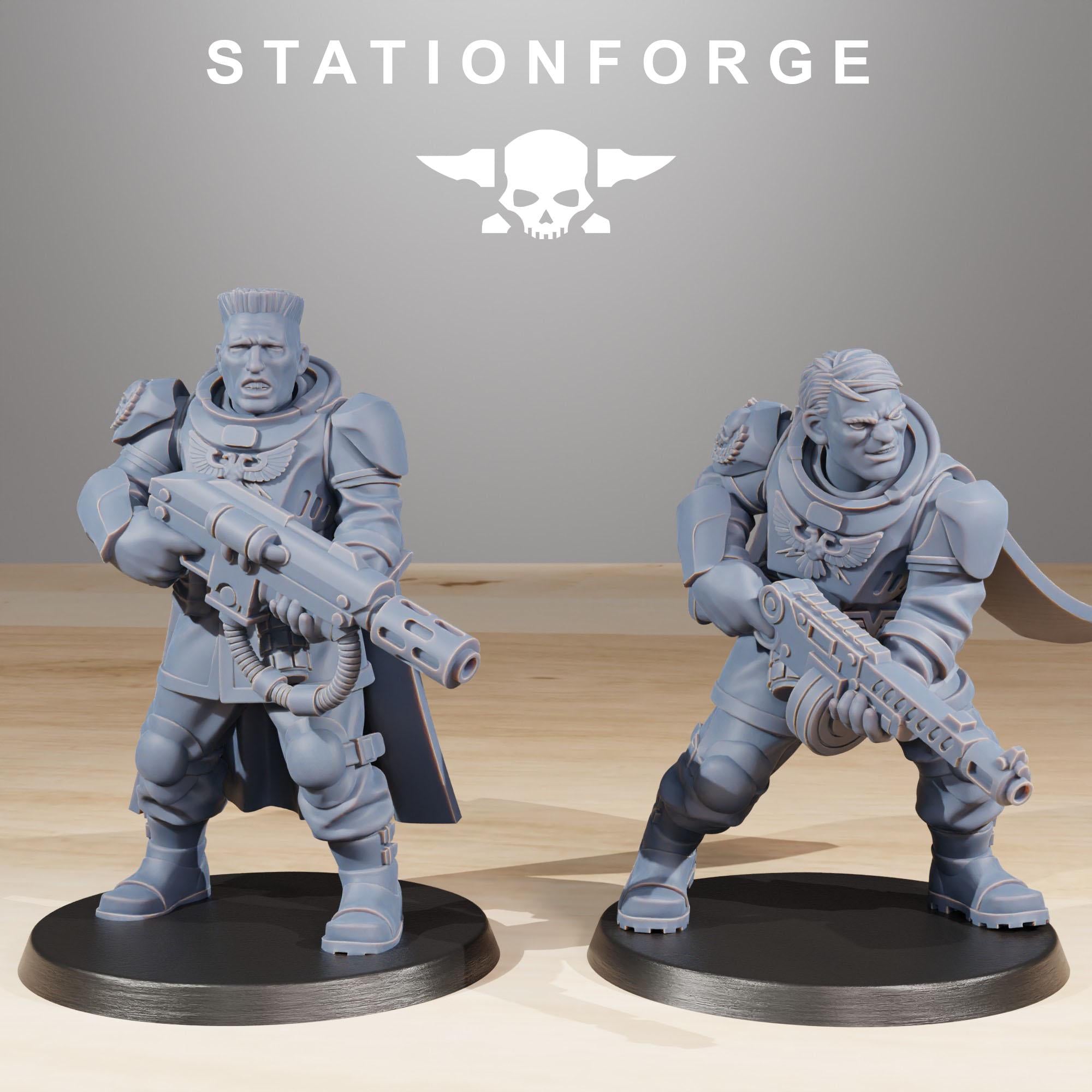 Vaskar Freedom Fighters  10 models  - in 12k - by Station Forge