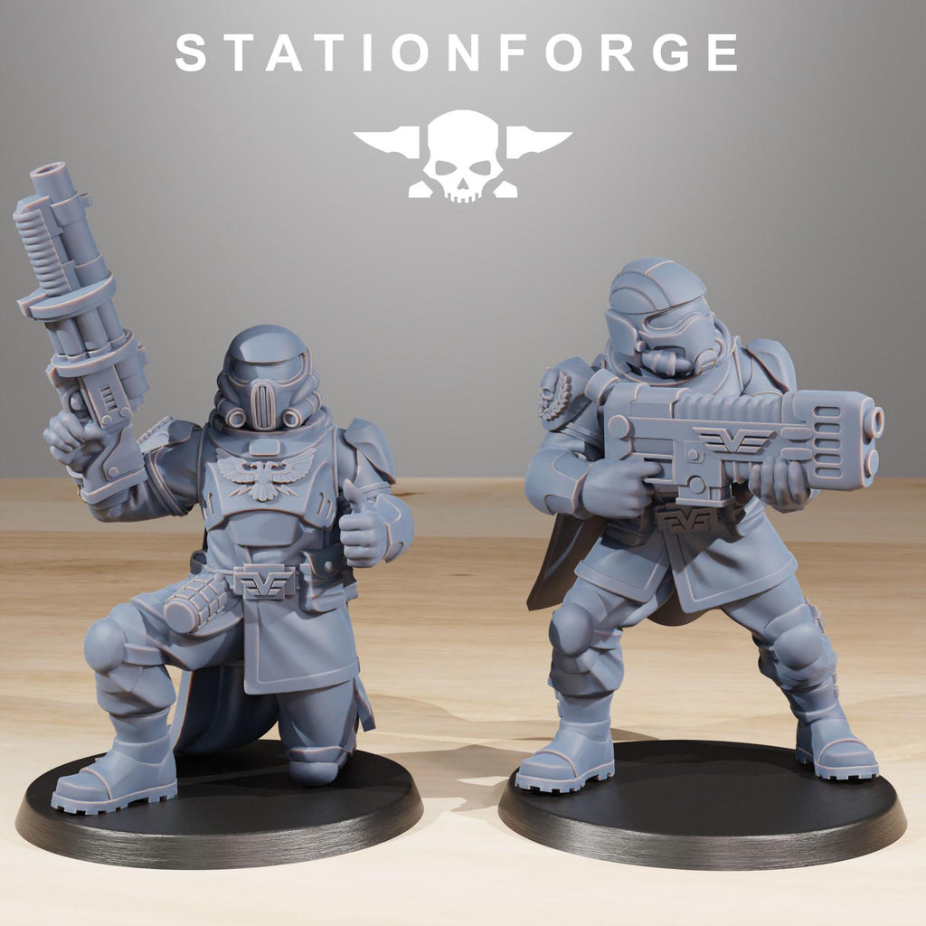 Vaskar Freedom Fighters  10 models  - in 12k - by Station Forge