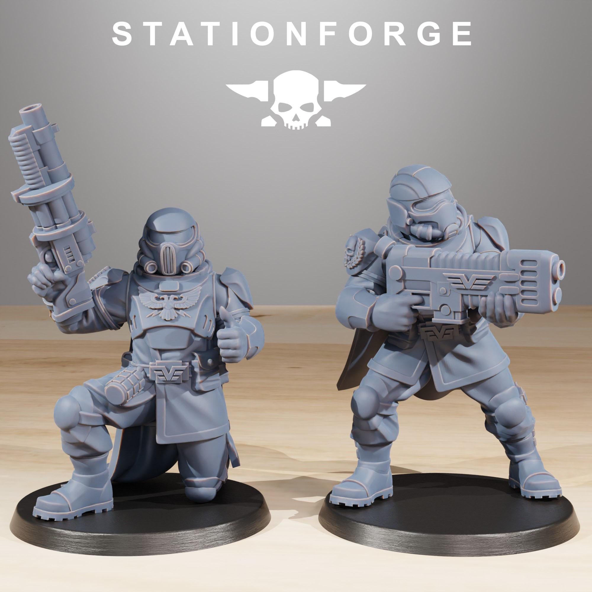 Vaskar Freedom Fighters  10 models  - in 12k - by Station Forge