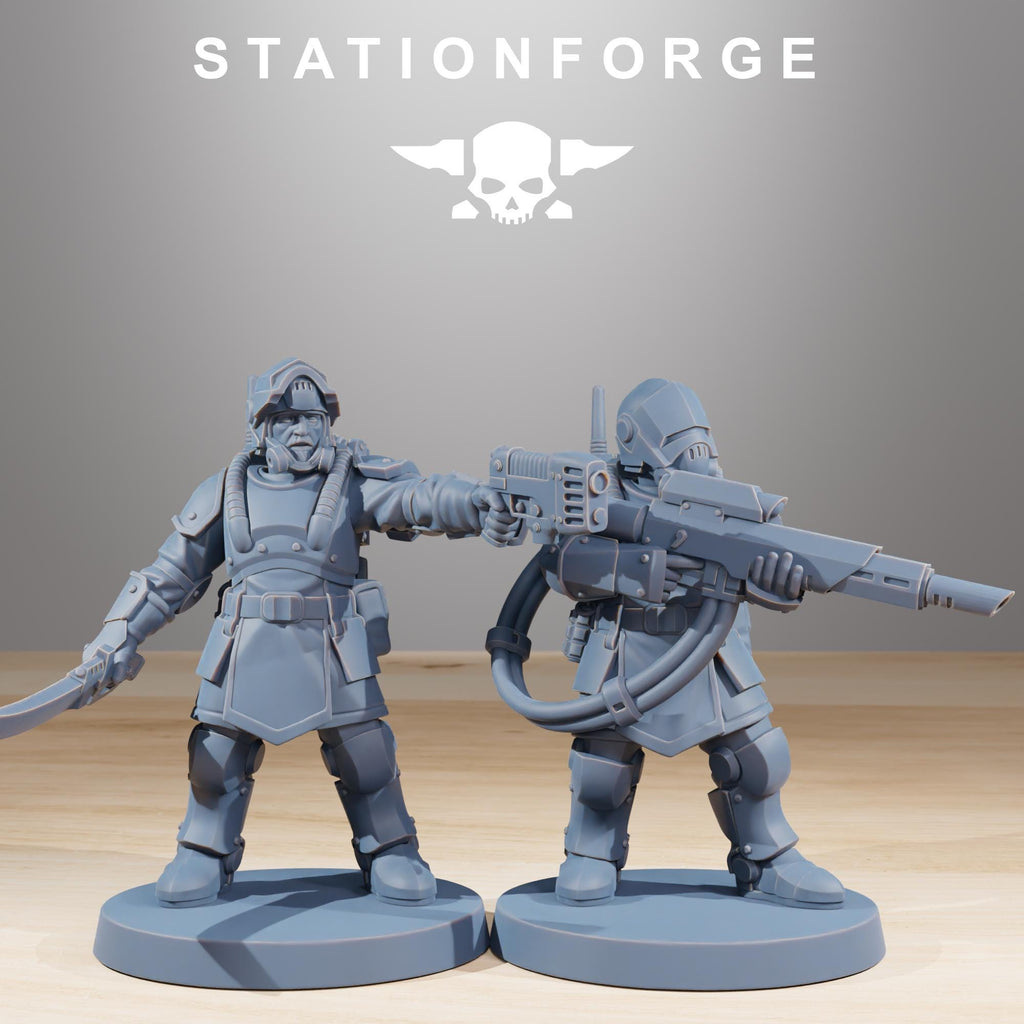 RoyalGuard Commandos 11 models  - in 12k - by Station Forge