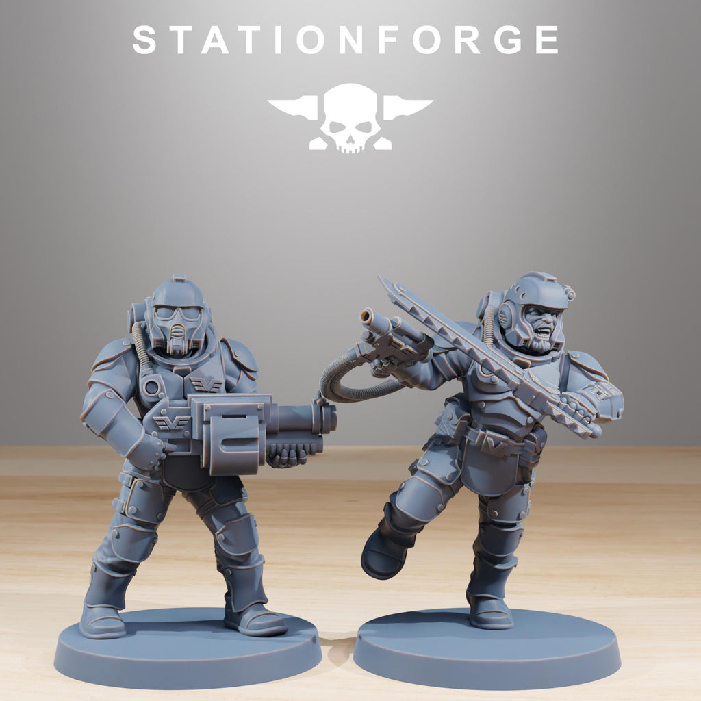 Vaskar Commandos  10 models  - in 12k - by Station Forge