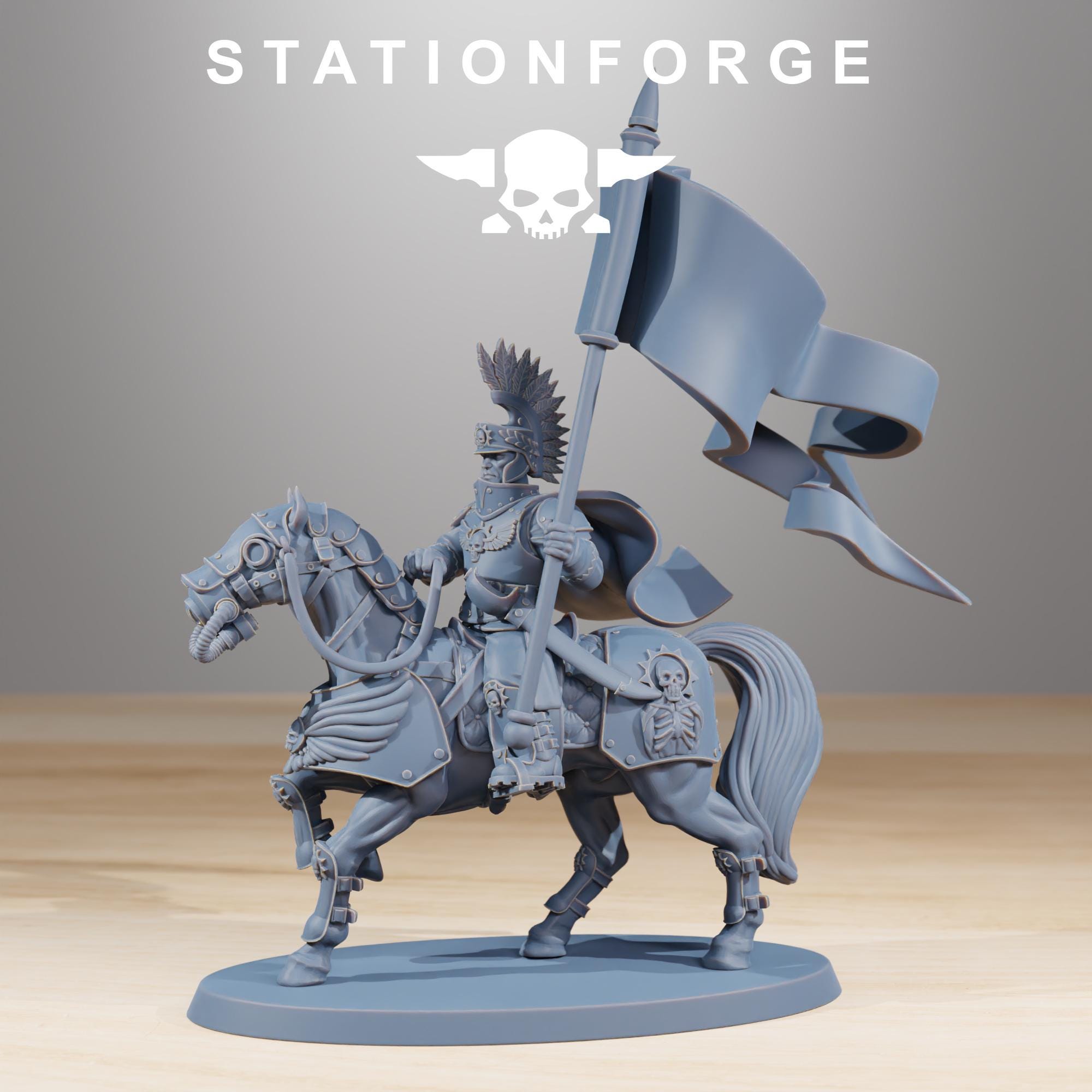 RoyalGuard Cavalry Commanders  - in 12k - by Station Forge 2 variants