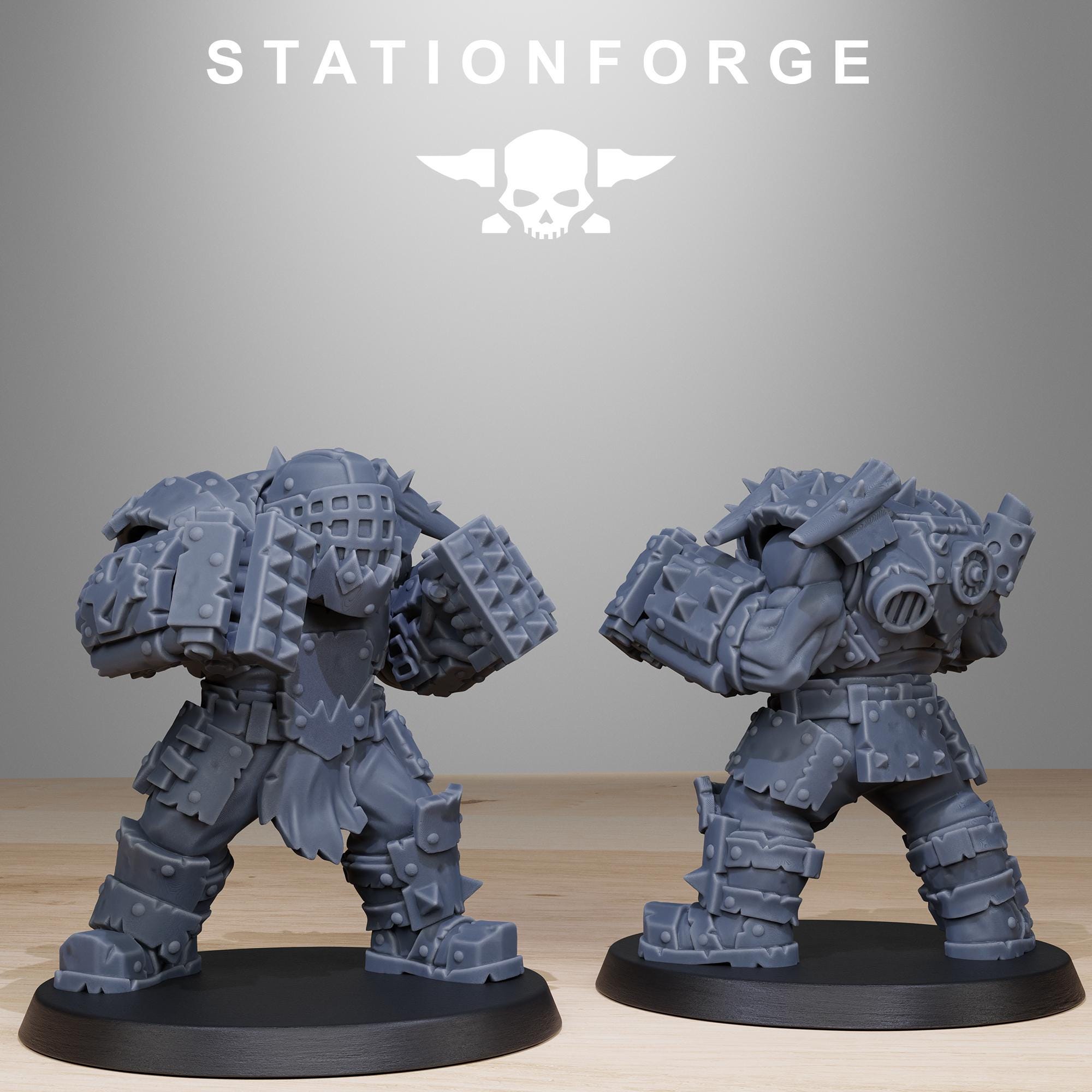 Orkaz Smashers  8 Models - in 12k-  by Station Forge