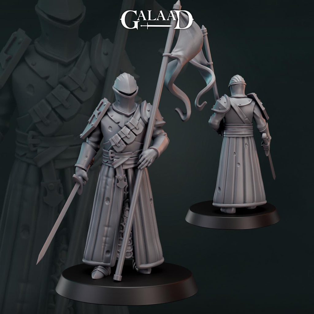 Knights back from war - 7 models - 12k resin - galaad