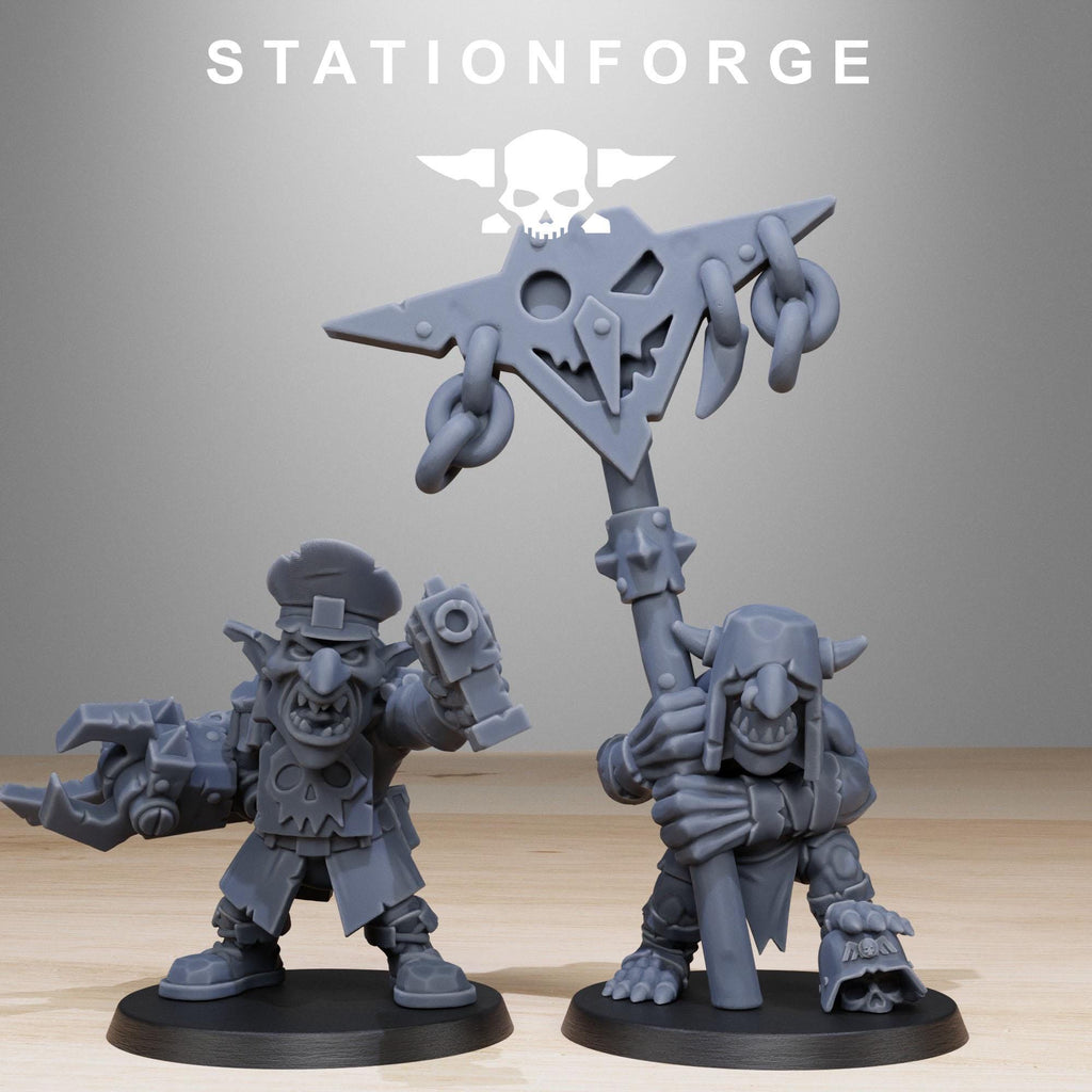 Gobs Infantry Reborn 20 models - in 12k - by station Forge