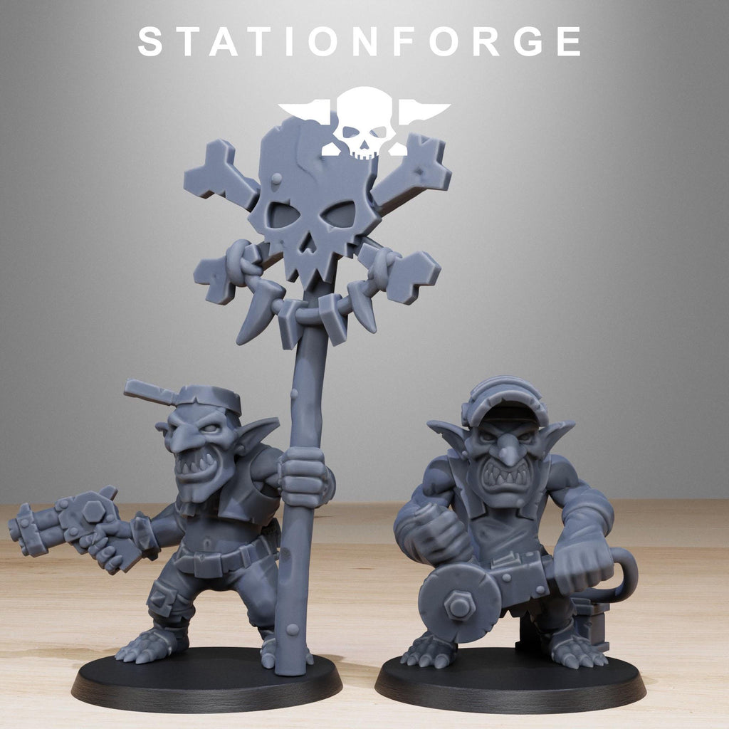 Gobs Infantry Reborn 20 models - in 12k - by station Forge