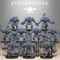 Orkaz Bots Infantry 10 models - in 12k - by station Forge