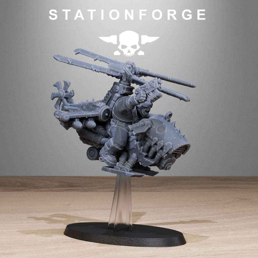 Orkaz Helicopters 3 models - in 12k - by station Forge