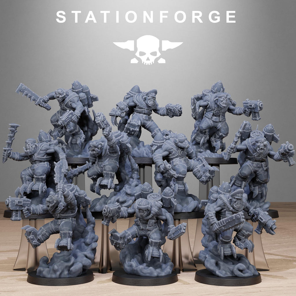 Orkaz Flyers 10 models - in 12k - by station Forge
