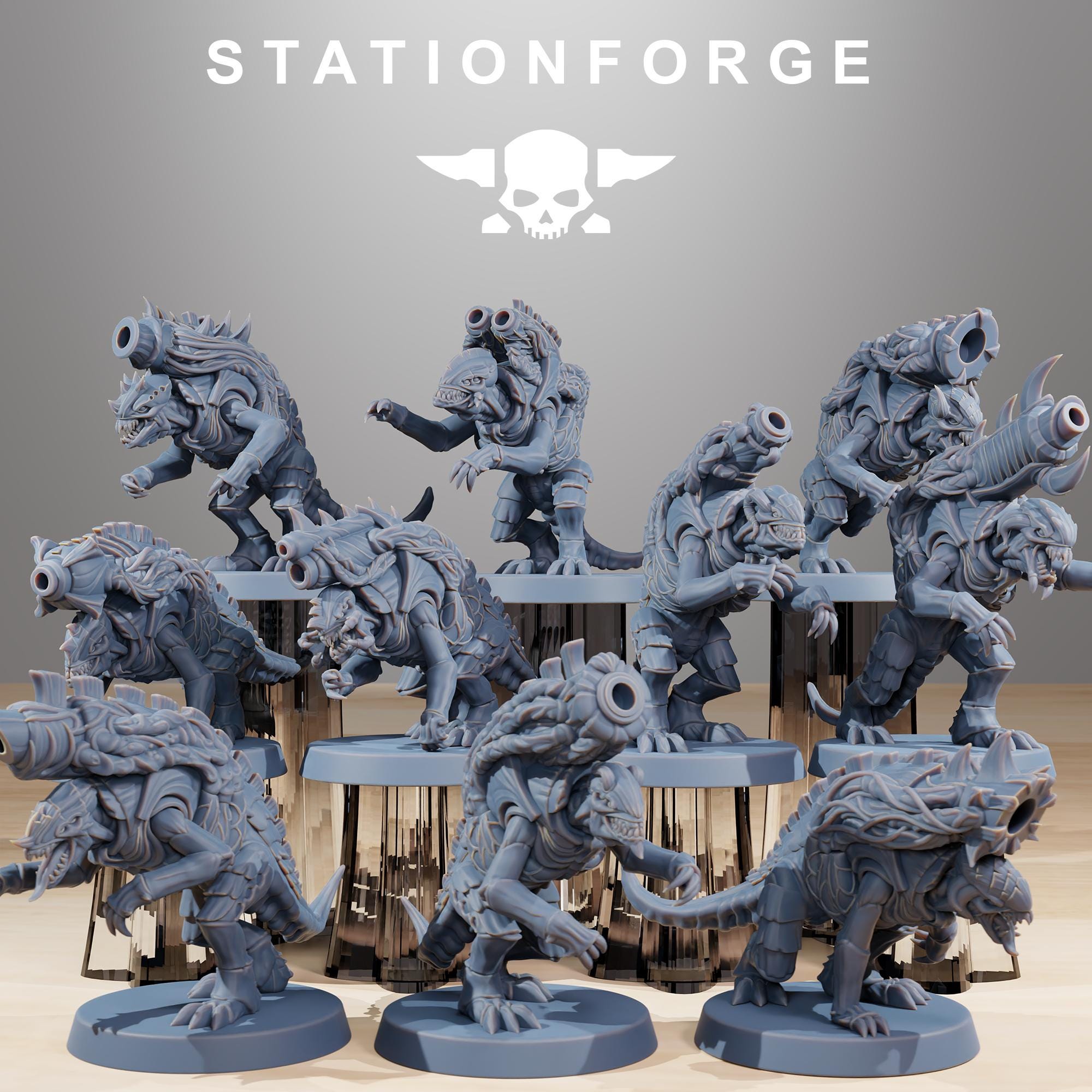 Xenarid Mortars - in 12k - by Station Forge