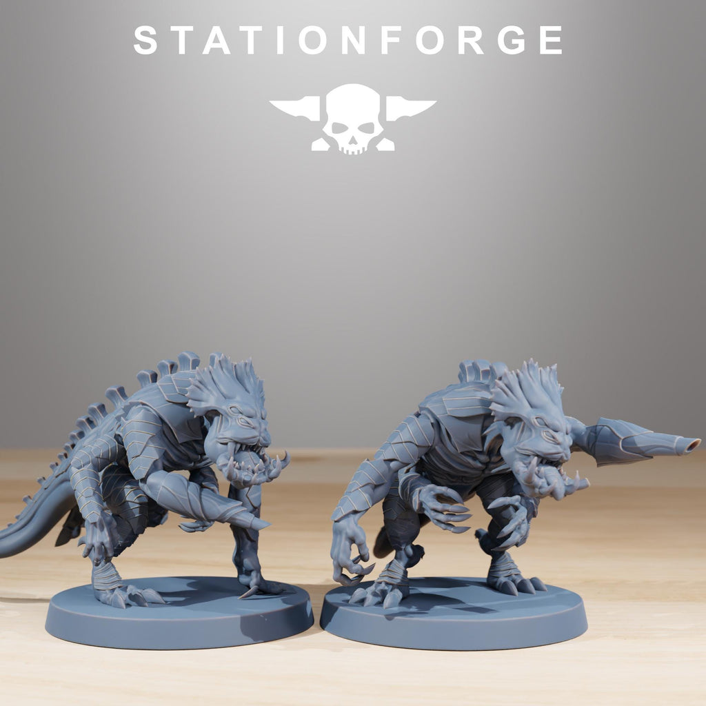 Xenarid Infantry - in 12k - by Station Forge