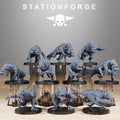 Xenarid Infantry - in 12k - by Station Forge