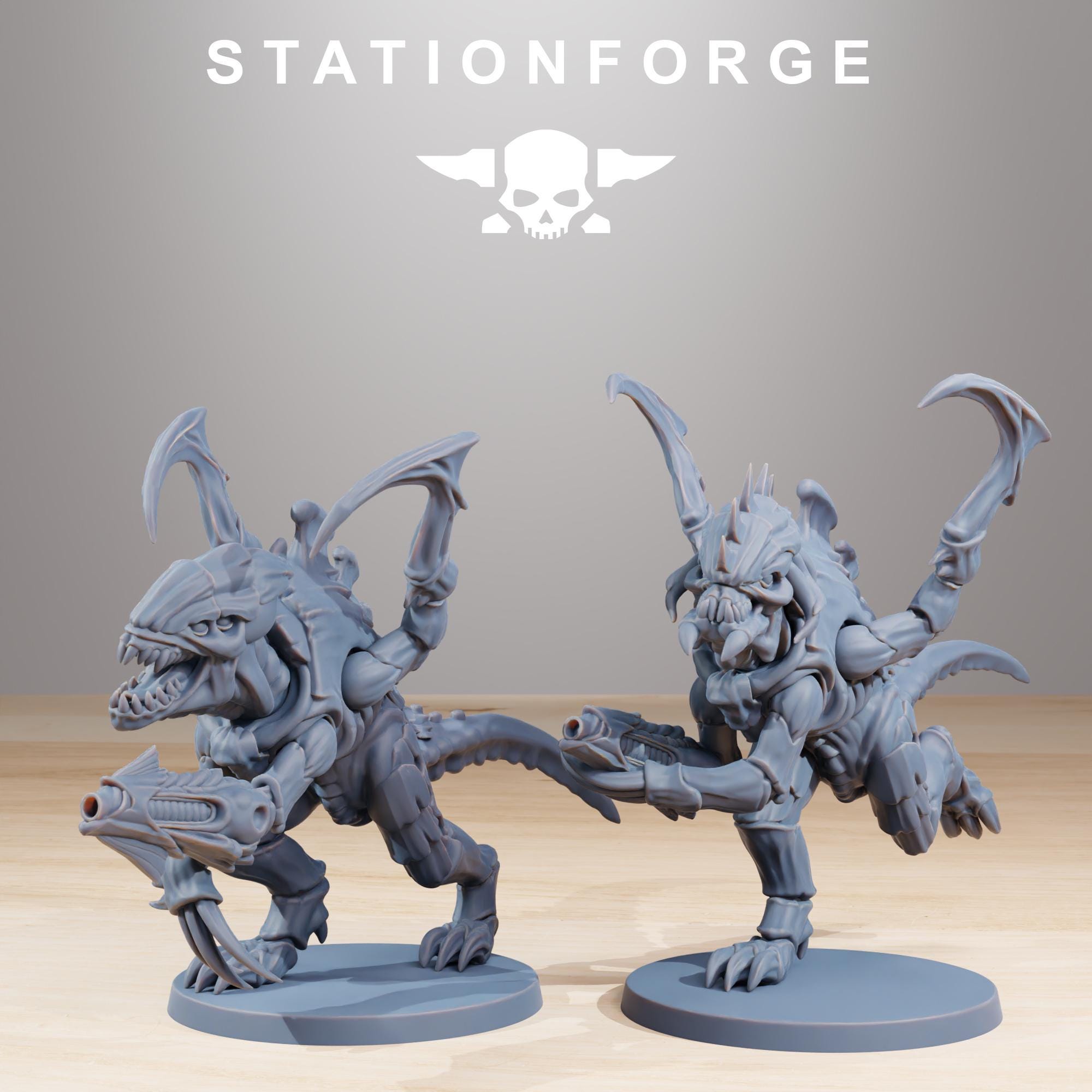 Xenarid Infantry 2.0 - in 12k - by Station Forge