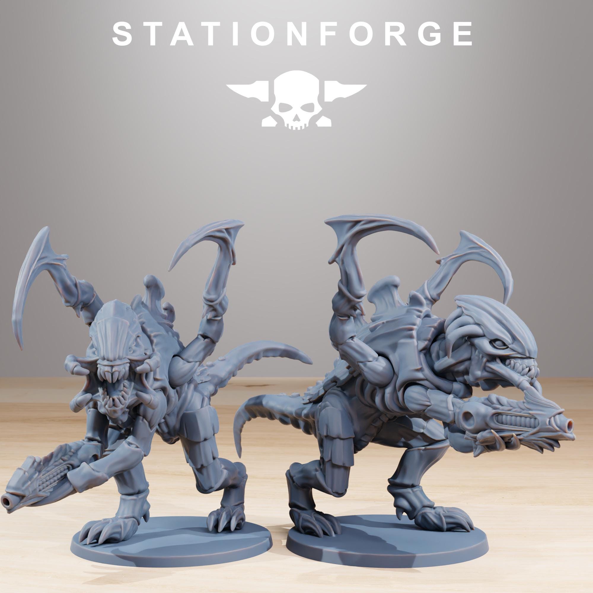 Xenarid Infantry 2.0 - in 12k - by Station Forge