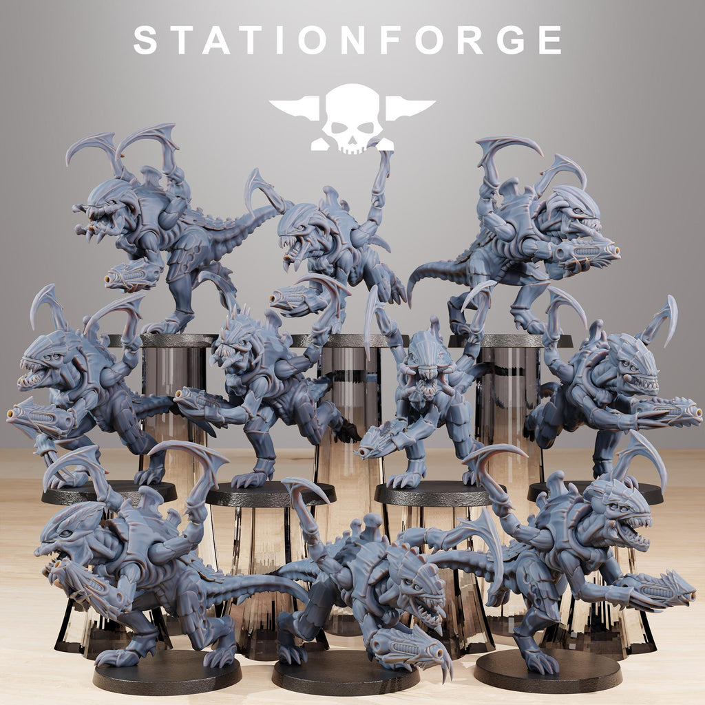 Xenarid Infantry 2.0 - in 12k - by Station Forge