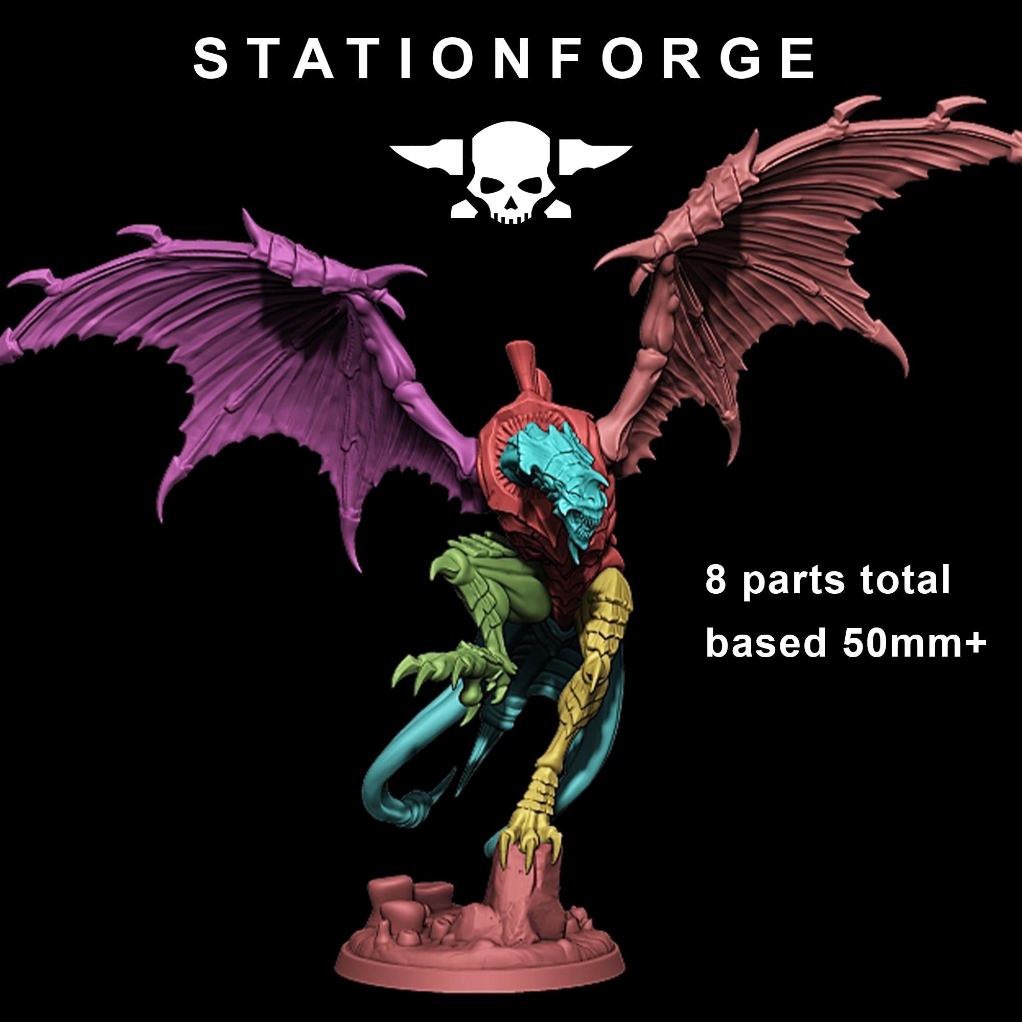 Xenarid Flyer Leader - in 12k - by Station Forge