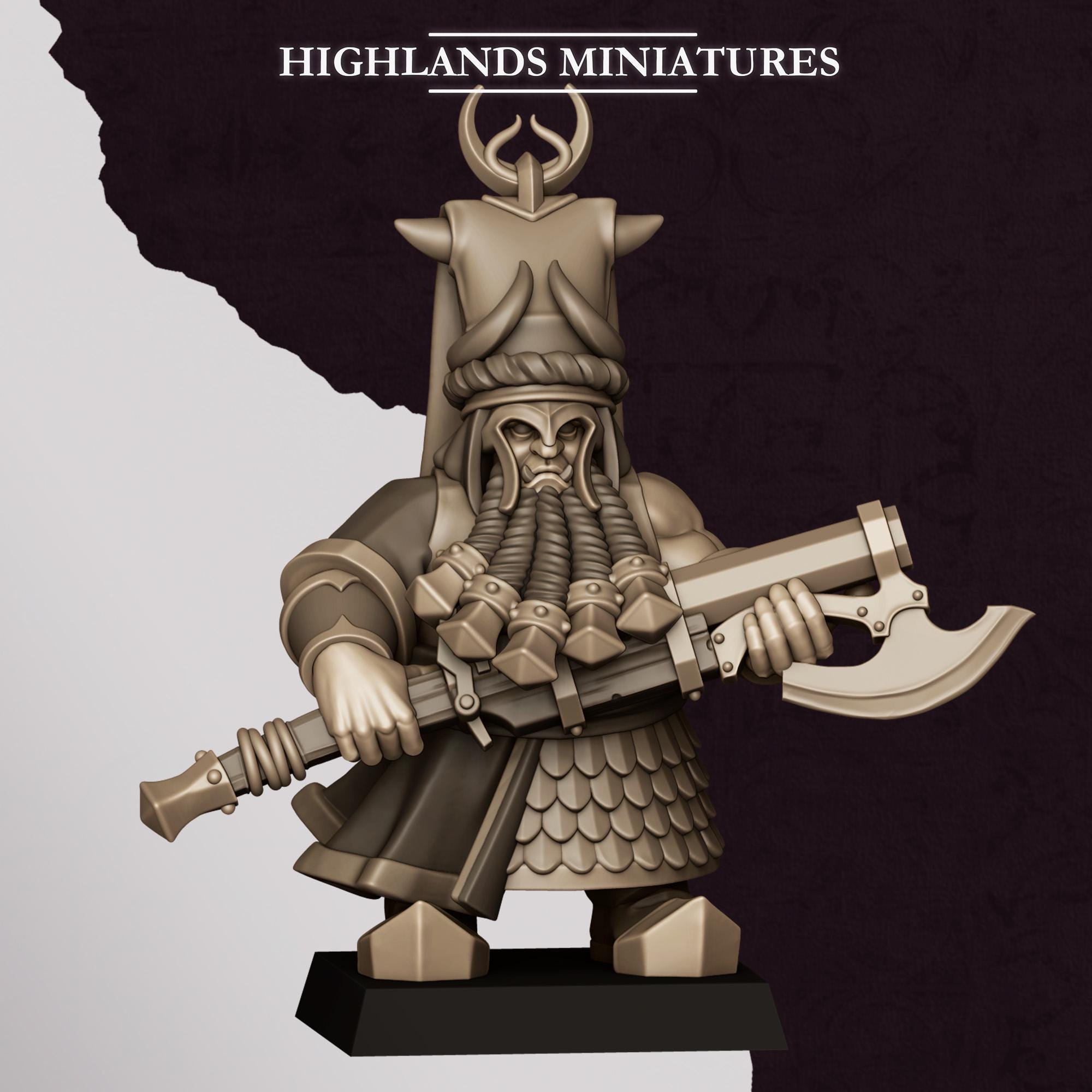 Marduk Commander 3 - in 12k- by Highlands Miniatures