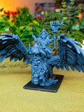 Great Sorcerer of Marduk on Lamassu  - in 12k- by Highlands Miniatures