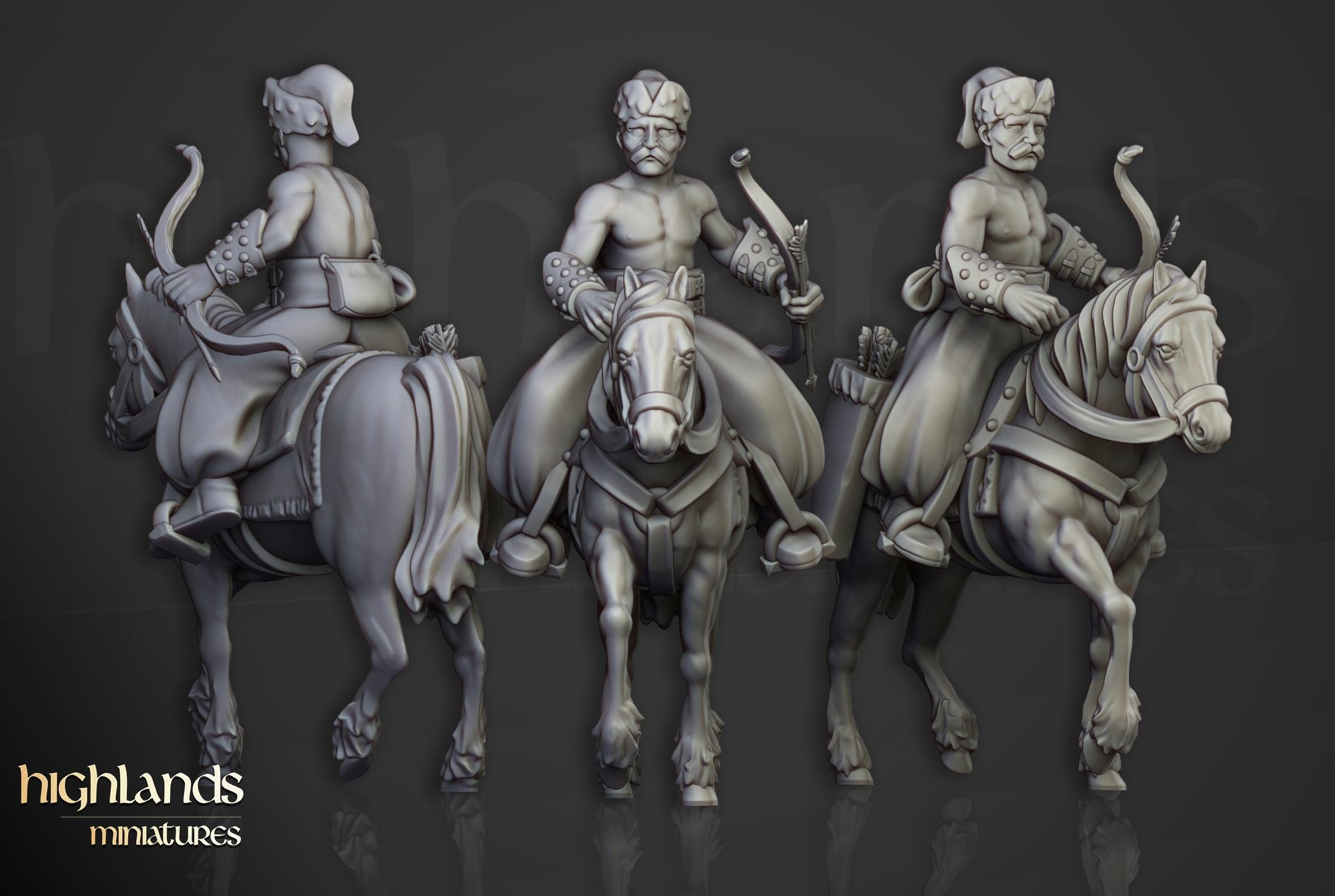 Cossack Light Cavalry - in 12k- by Highlands Miniatures