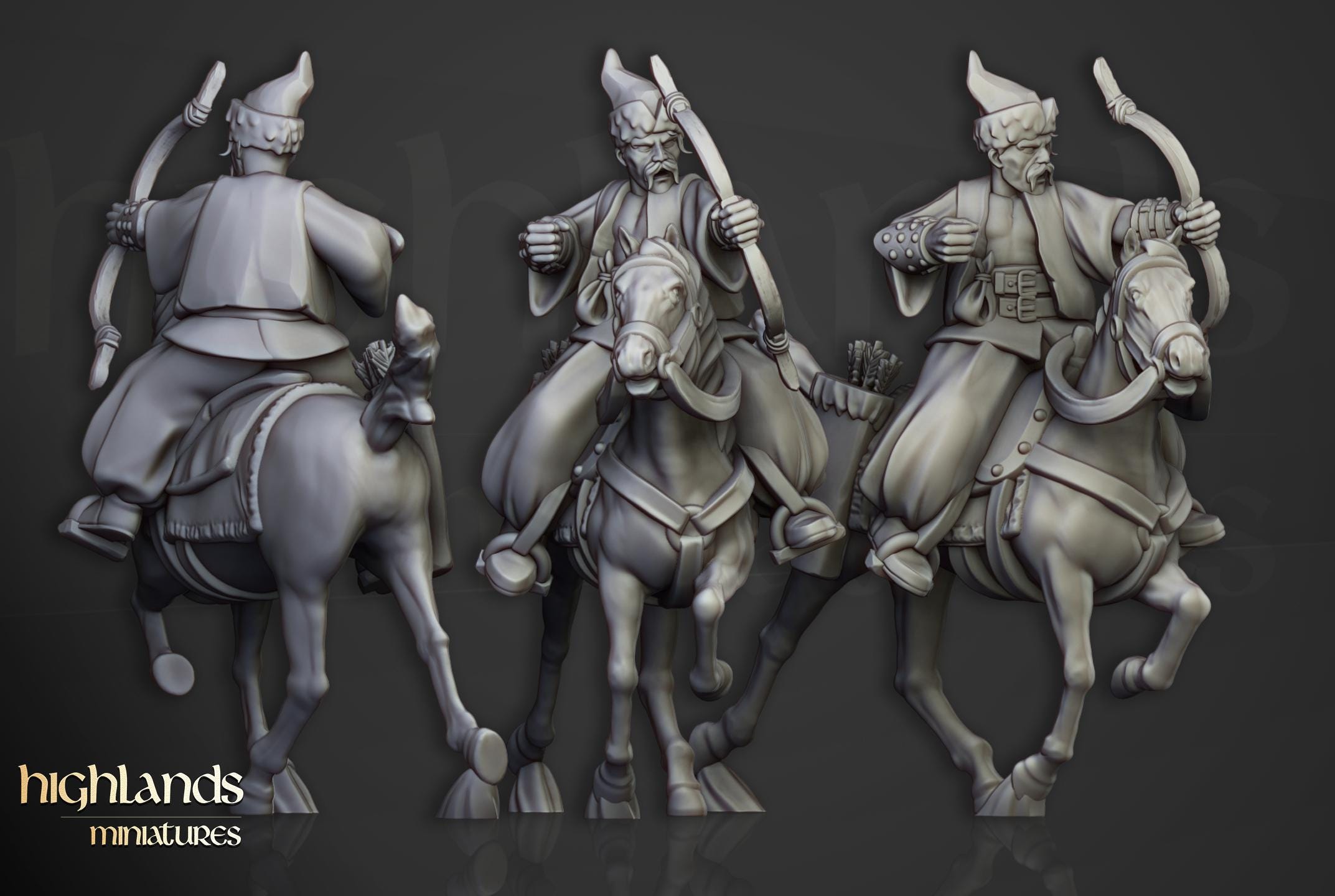 Cossack Light Cavalry - in 12k- by Highlands Miniatures
