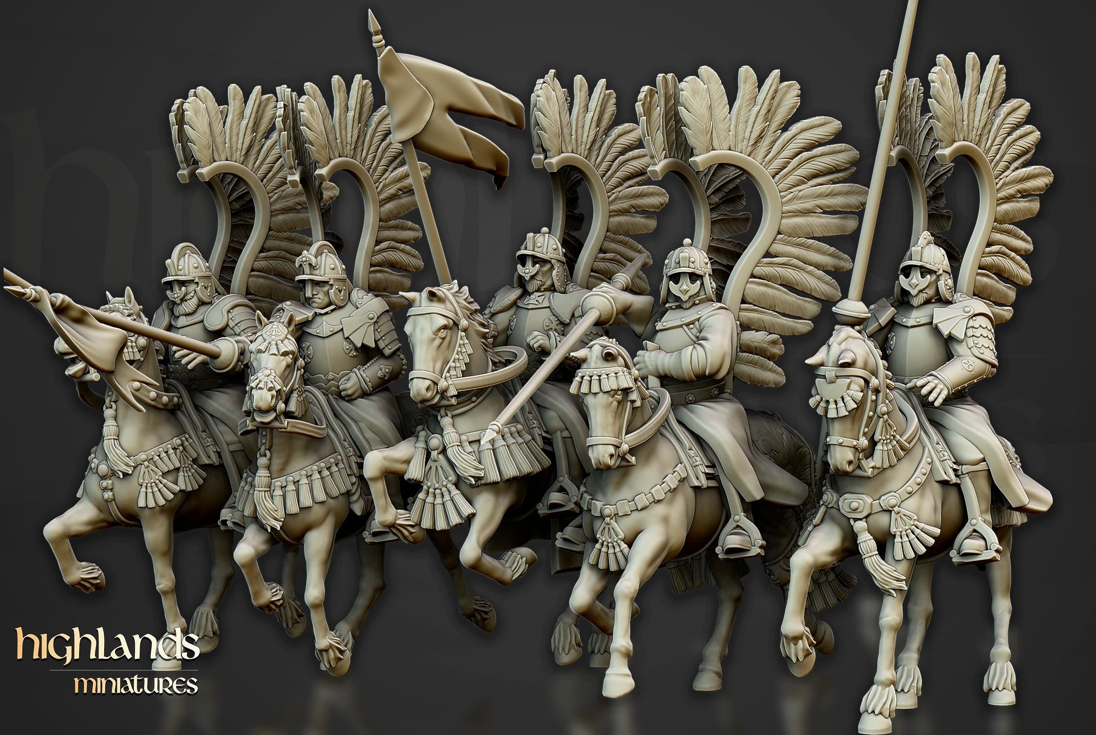 Winged Hussars of Volhynia - in 12k- by Highlands Miniatures
