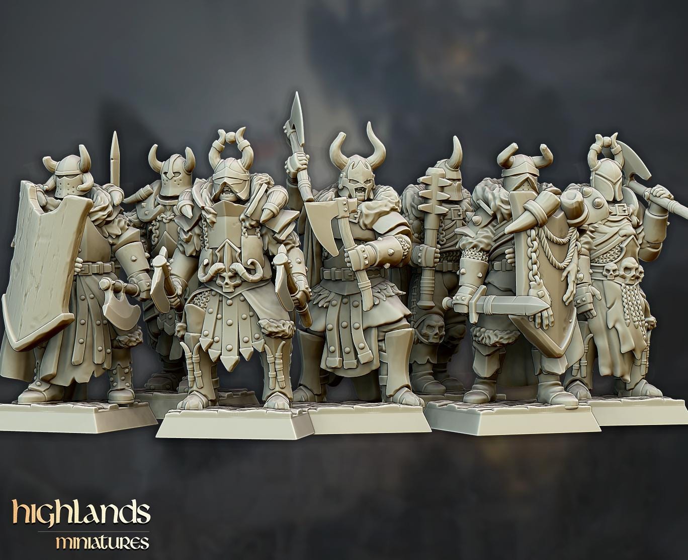 Varyag Warriors - in 12k by Highlands Miniatures
