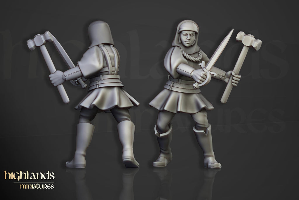 Young Sisters - in 12k- by Highlands Miniatures