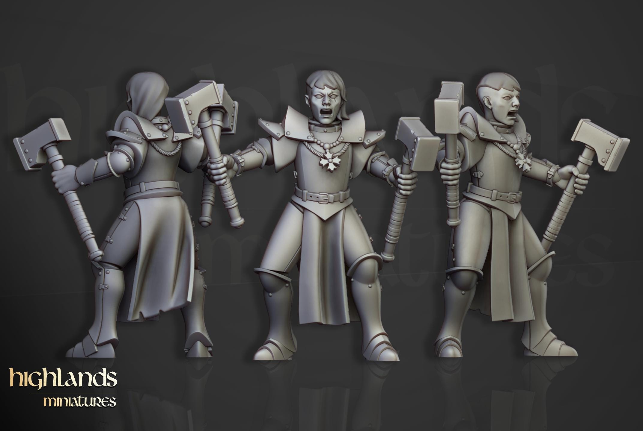 Sisters of Saint Helena - in 12k- by Highlands Miniatures