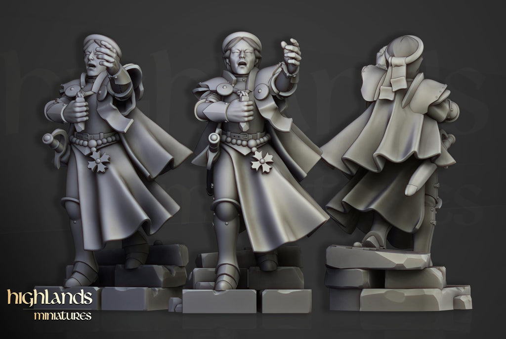Sisters and Mother Superior  - in 12k- by Highlands Miniatures