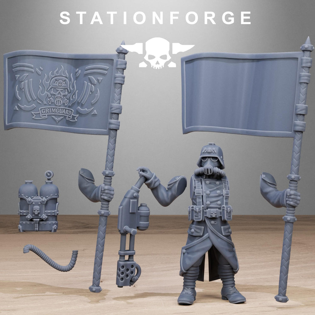 GrimGuard Flamers 10 models - in 12k -  by Station Forge