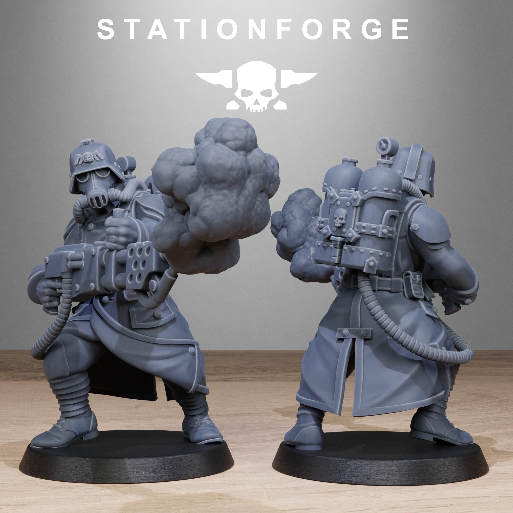 GrimGuard Flamers 10 models - in 12k -  by Station Forge