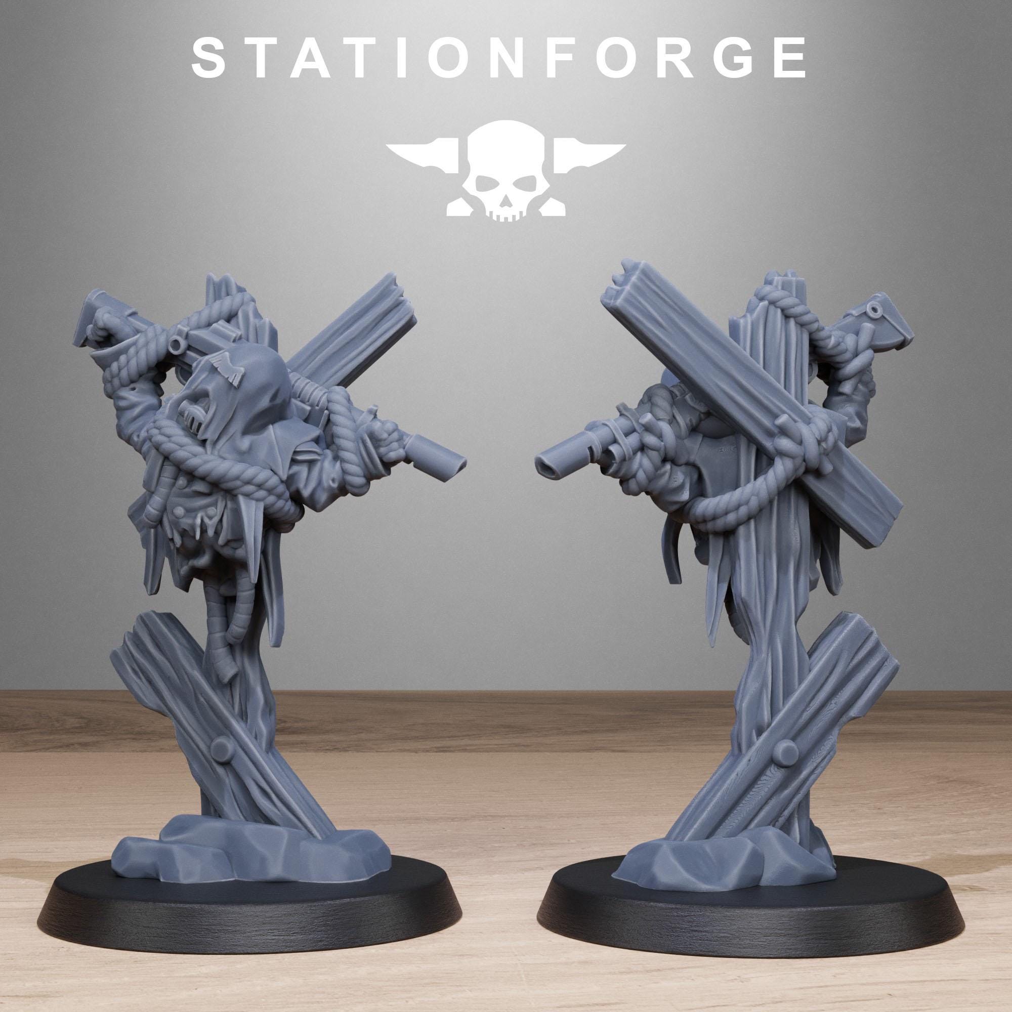 GrimGuard Objective Markers  10 Models - in 12k - by Station Forge