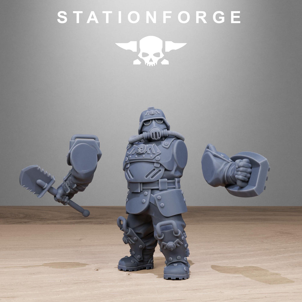 GrimGuard Armored Mutants 10 Models - in 12k- by Station Forge